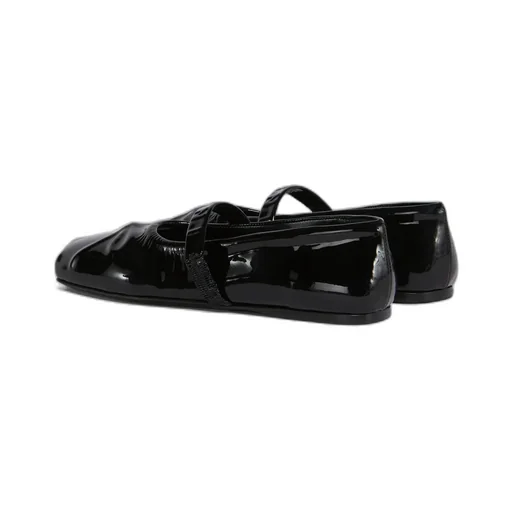 Square-Toe Mary Jane Ballet Flats