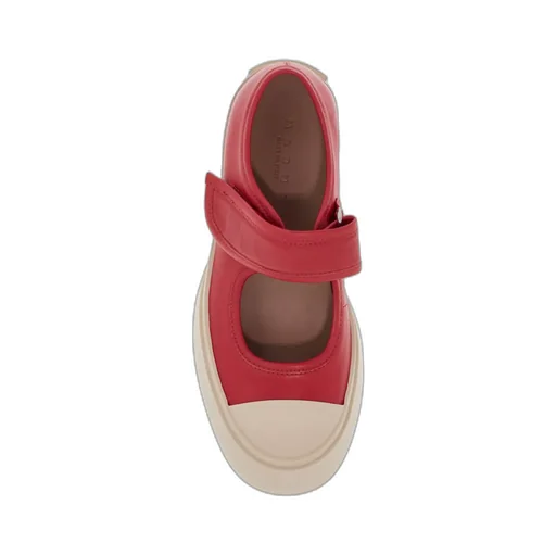 Mary Jane Round-Toe Sneakers