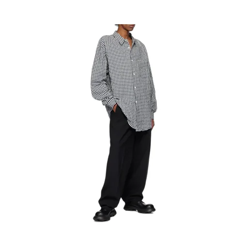 Pleat Detailed Straight-Leg Trousers
