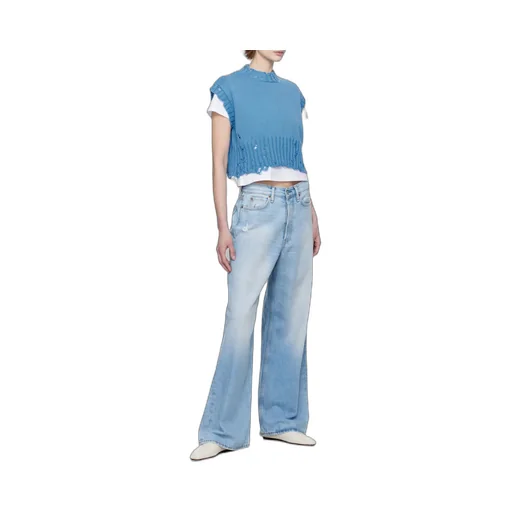 Distressed Knitted Top