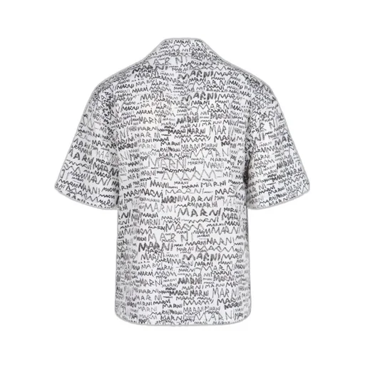 All-Over Logo Printed Short-Sleeved Shirt
