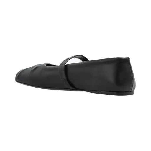Logo Embossed Ballet Flats