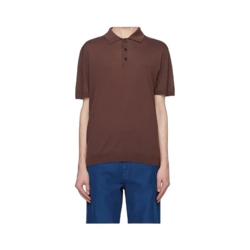 Button Detailed Short-Sleeved Polo Shirt