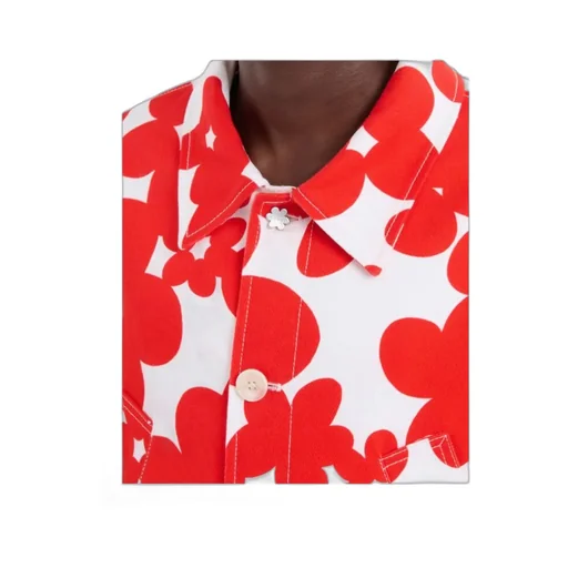 Floral-Print Cotton Jacket