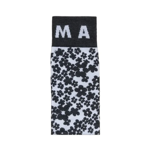 Logo Intarsia Stretched Socks
