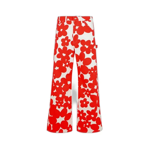 Floral Printed Flared Pants