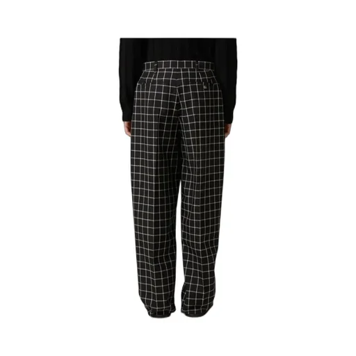 Check Patterned Trousers