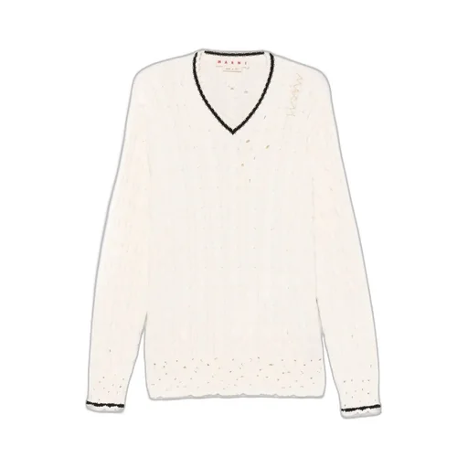 V-Neck Knitted Jumper