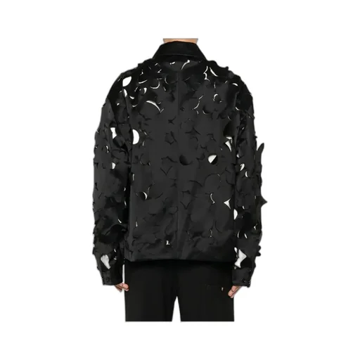 Cut-Out Bomber Jacket