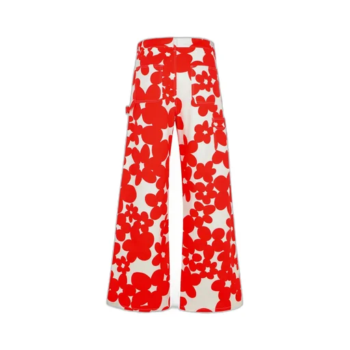 Floral Printed Flared Pants