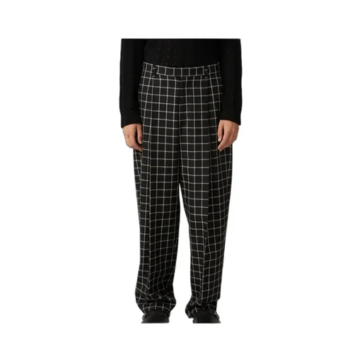Check Patterned Trousers