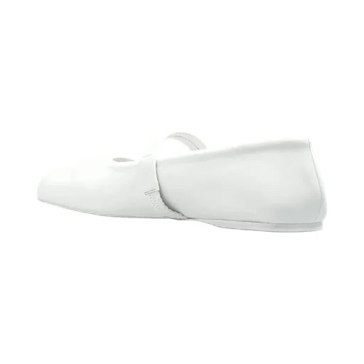 Logo Embossed Ballet Flats