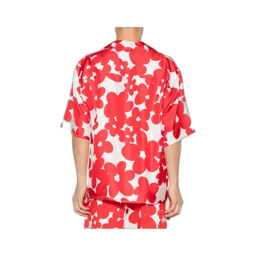 Short Sleeved Shirt With Dilles Print
