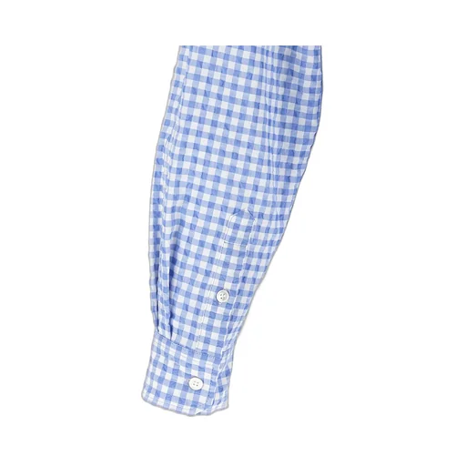 Vichy Printed Long-Sleeved Shirt