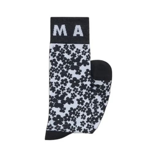Logo Intarsia Stretched Socks
