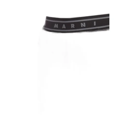 Logo-Band Wide-Leg Trousers