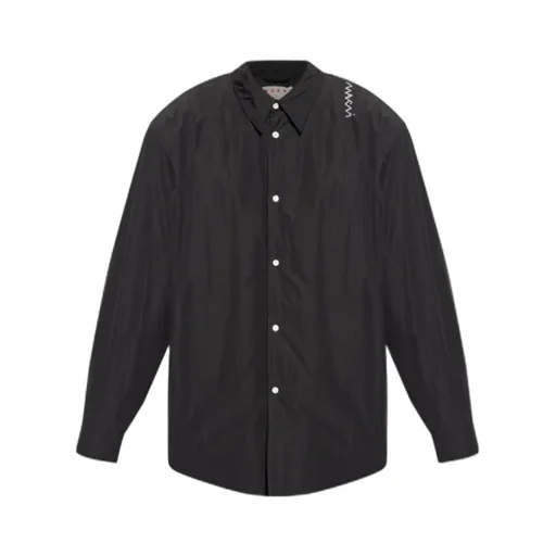 Logo Embroidered Buttoned Shirt