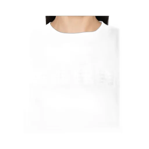 Logo Printed Cropped T-Shirt