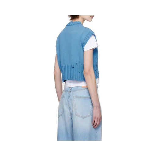 Distressed Knitted Top