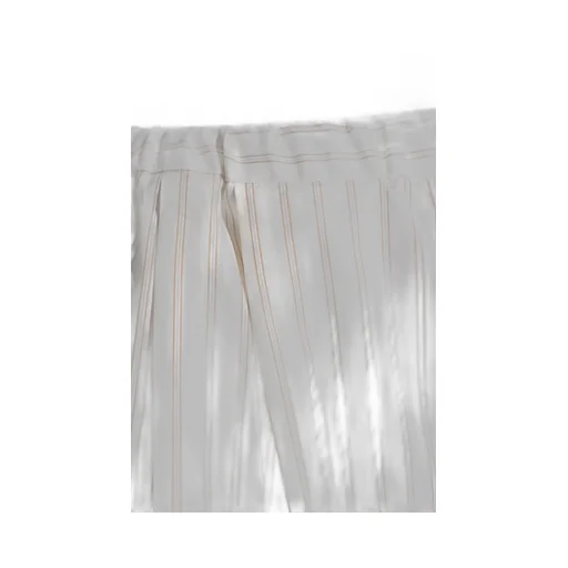 Striped Pattern Elastic Waist Shorts
