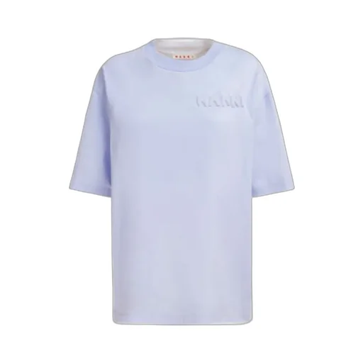 Boxy T-Shirt With Padded Logo