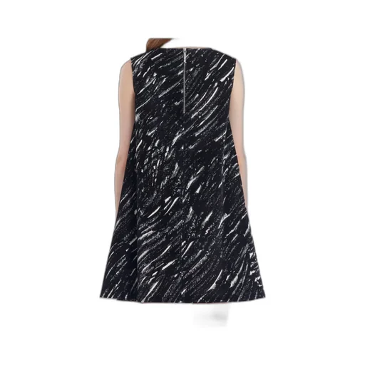 Round Neck Sleeveless Mini Dress