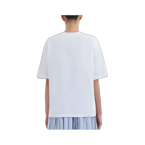 Boxy T-Shirt With Padded Logo