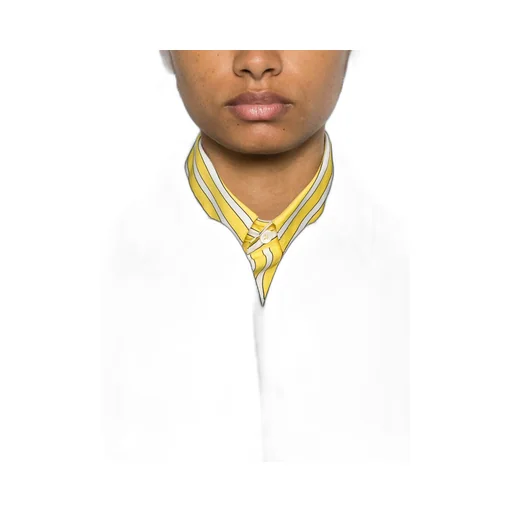 Contrast-Stitching Jacket