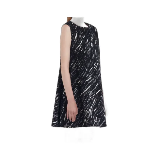 Round Neck Sleeveless Mini Dress