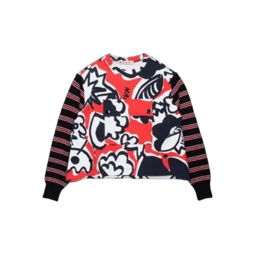 Graphic-Printed Crewneck Jumper