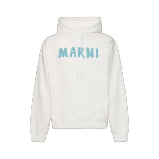 Logo Printed Drawstring Hoodie