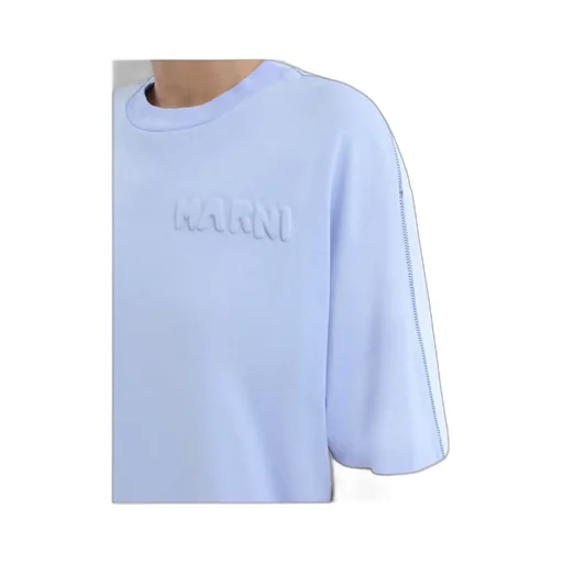 Boxy T-Shirt With Padded Logo