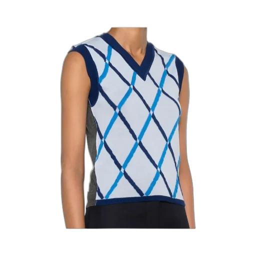 Diamond-Pattern Vest
