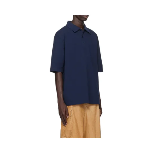 Straight Hem Polo Shirt