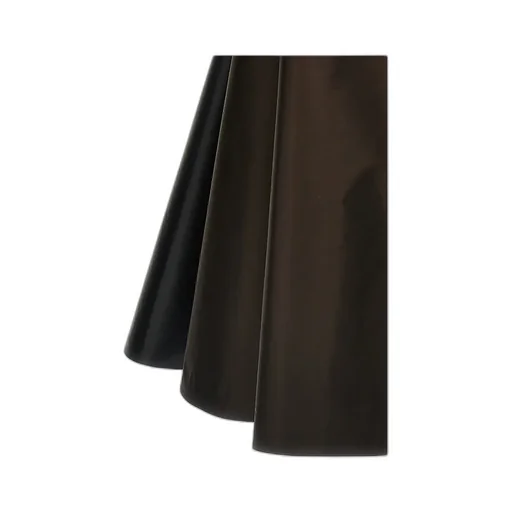 Two-Toned High-Neck Trapeze Dress