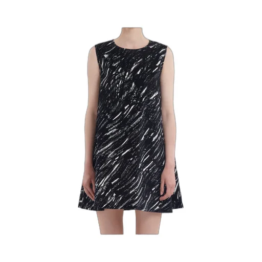 Round Neck Sleeveless Mini Dress