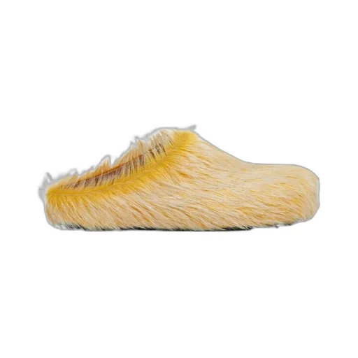 Long Hair Calfskin Fussbett Sabot