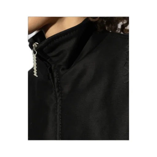 Glove-Sleeved Oversize Bomber Jacket