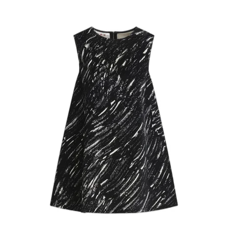 Round Neck Sleeveless Mini Dress