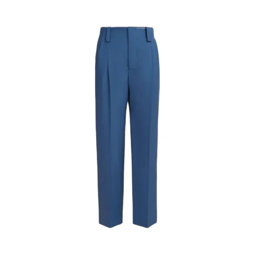 Logo Embroidered Tailored Trousers