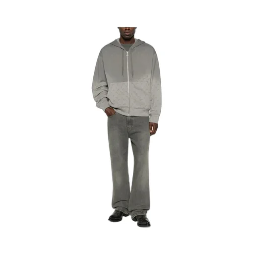 Moon Faded Fleece Zipped Hoodie