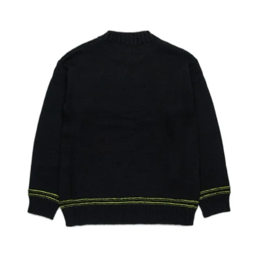 Logo-Intarsia Crewneck Knitted Jumper
