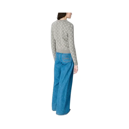High-Waisted Flared Jeans