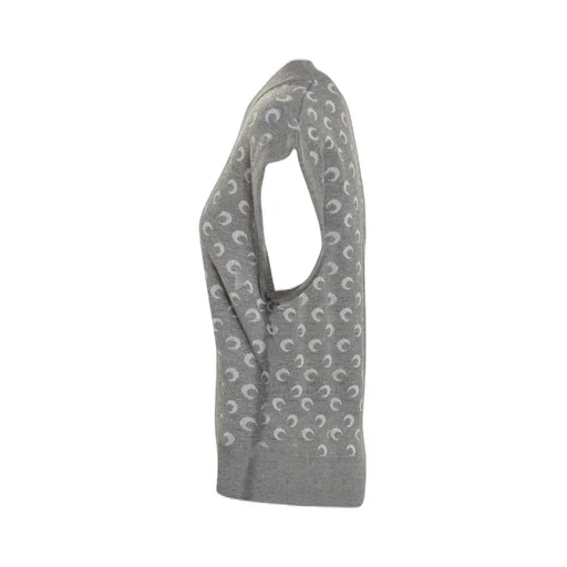 Jacquard V-Neck Knitted Vest