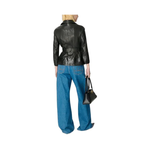 High-Waisted Flared Jeans