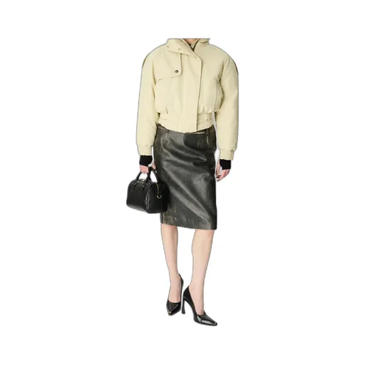 High-Neck Bomber Jacket