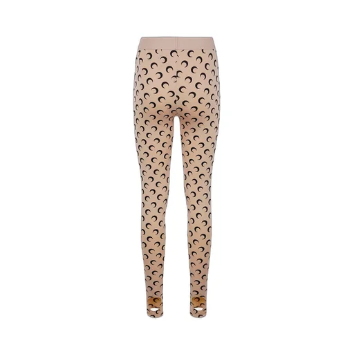 Moon Printed Skinny-Cut Leggings