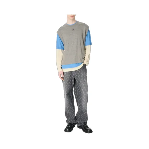 Classic Long-Sleeved Round-Neck T-Shirt