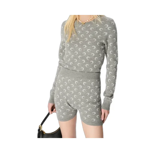 Moon Jacquard Knitted Sweater