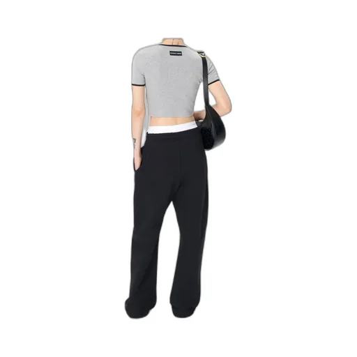 Logo Detailed Cropped Top